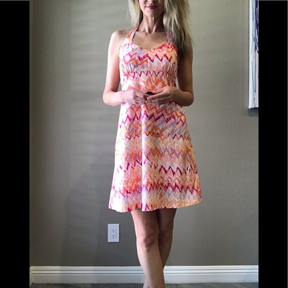 Columbia Dresses & Skirts - Columbia Colorful Halter Dress